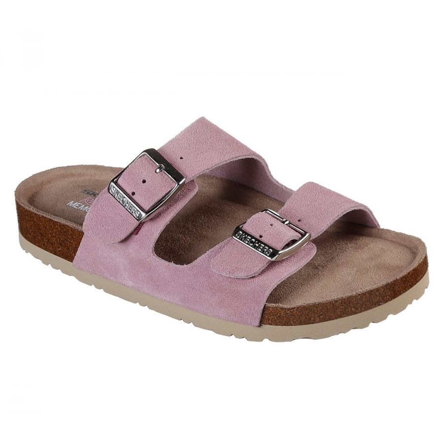 Rosaa damsandaler/sandaletter i skinn från Skechers